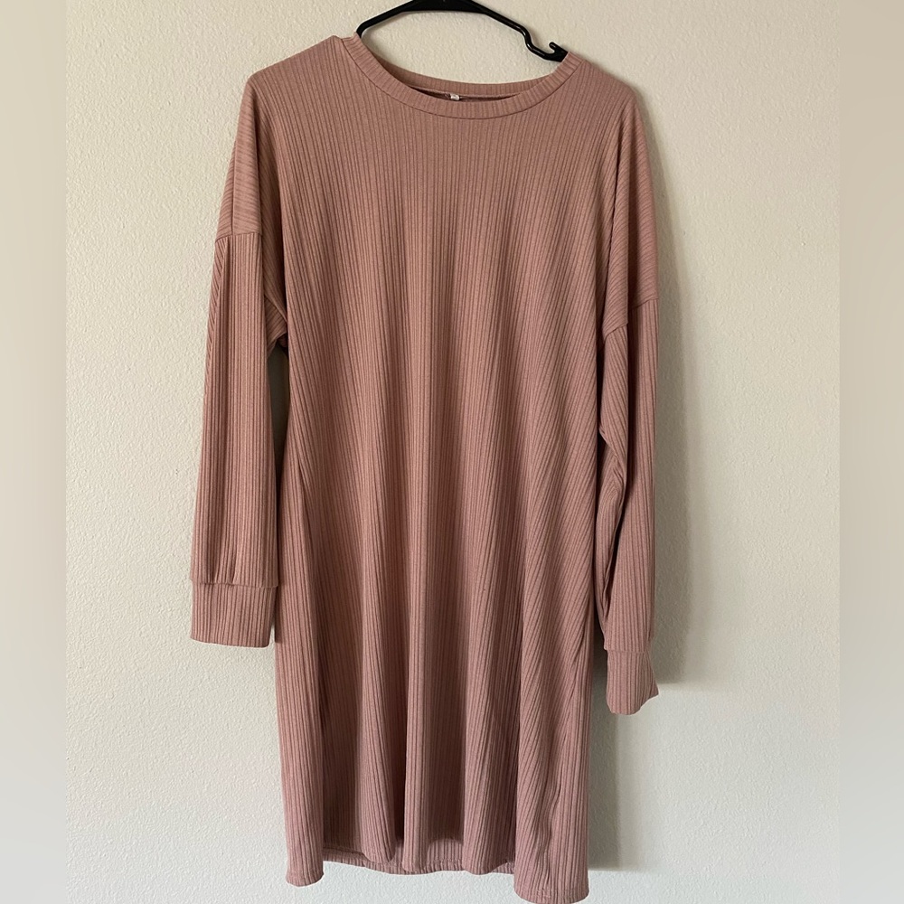 Nude Flowy dress